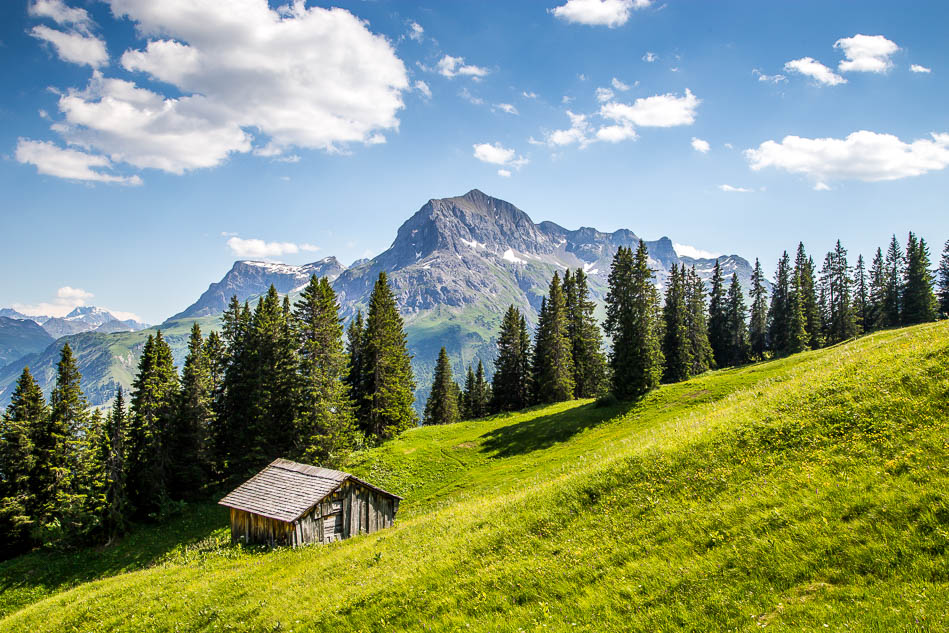 Austrian Alps barn