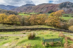 Bench near Hartsop, overlooking Deepdale