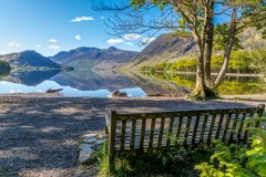 Crummock Water bench Crummock Water bench