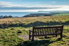 Bench overlooking Scarborough