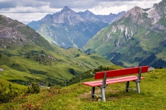 Bench, Austrian Alps