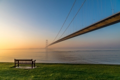 Humber Bridge at dawn