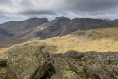 Scafells from Bowfell