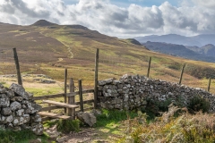 Path from Walla Crag to Bleaberry Fell