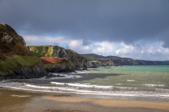 Pwllgwaelod beach, Dinas Island