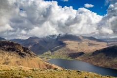 The Scafells from Middle Fell