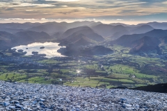 Keswick and Derwent Water from Skiddaw
