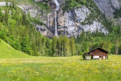 Waterfall near Kandersteg, Bernese Oberland Waterfall near Kandersteg, Bernese Oberland
