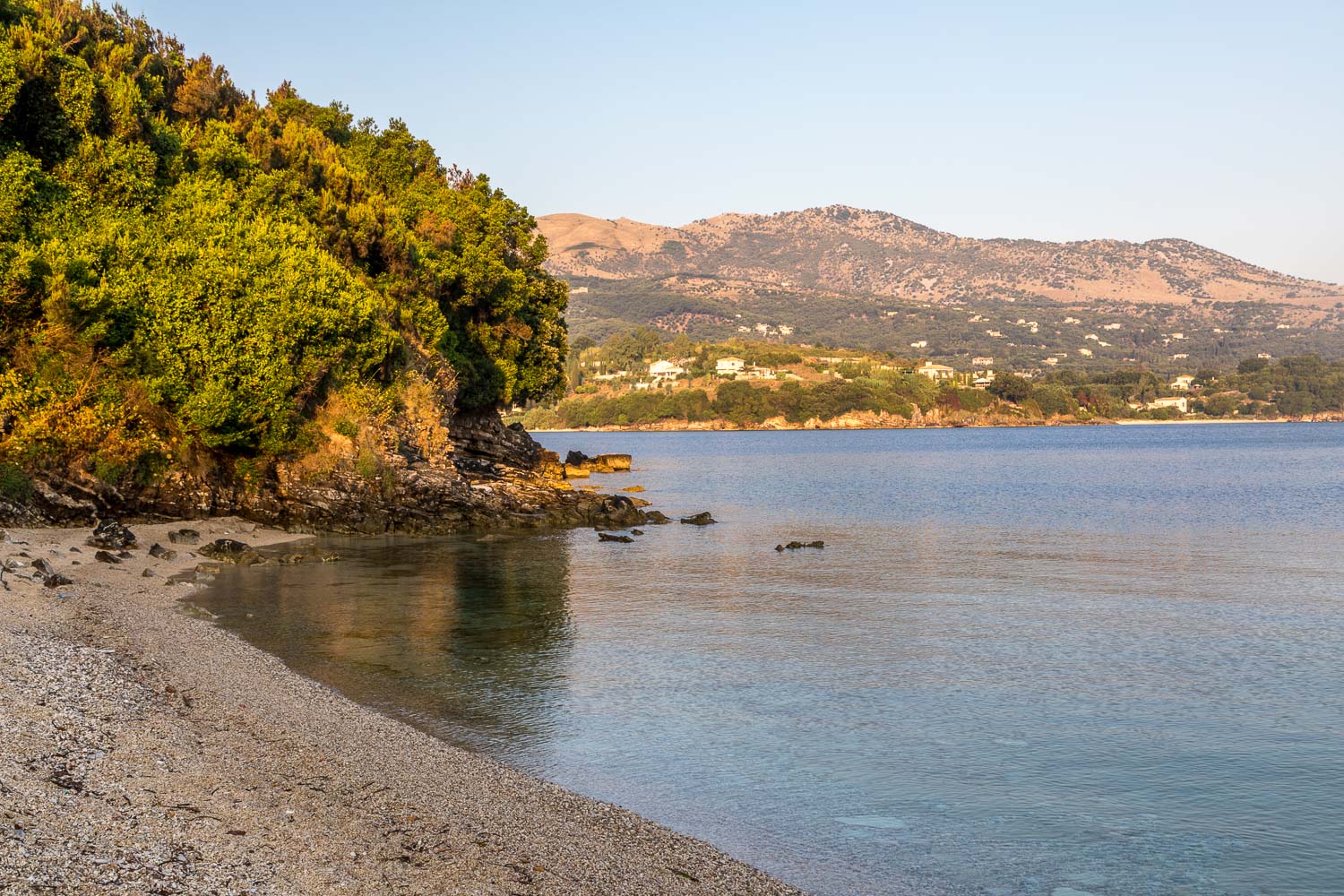 Agio Stefanos walk, Corfu walk, Avlaki beach