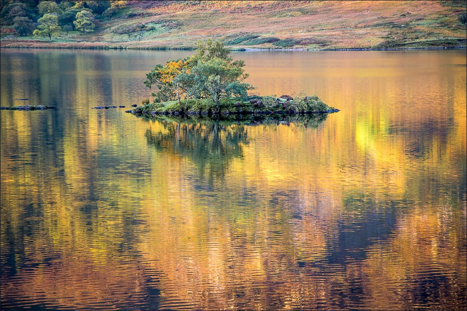 Crummock Water autumn reflections