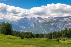 Badia valley and Sassongher