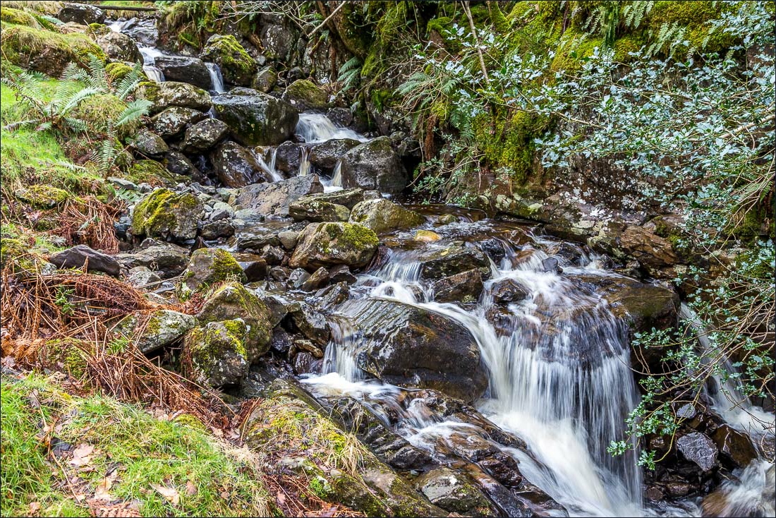 Falcon Crag walk, Lake District, Cat gill waterfalls