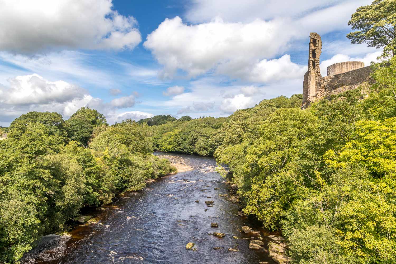 Barnard Castle Walk Teesdale Way Egglestone Abbey Durham Walks