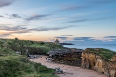 The Bathing House Northumberland, sunset