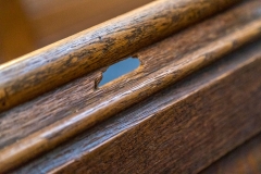 Bullet hole, St Mary's Church, Beverley