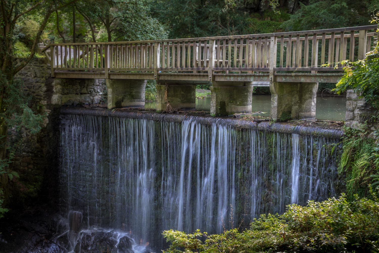 Waterfall Bridge, Bodnant Garden