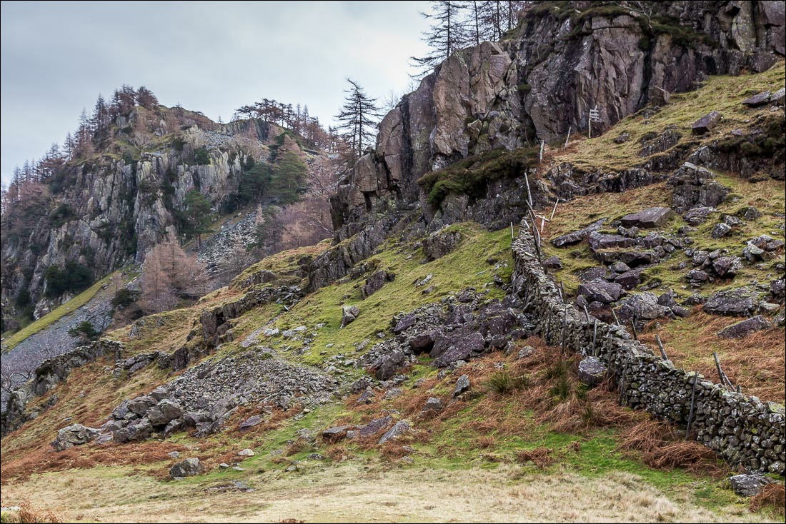 Borrowdale walk, Castle Crag