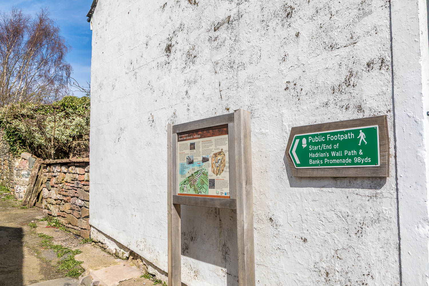 Bowness-on-Solway, Hadrian's Wall path