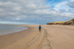 Budle Bay, beach, sea