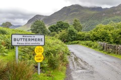 Buttermere, red squirrels sign