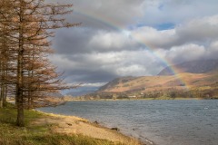 Buttermere, rainbow