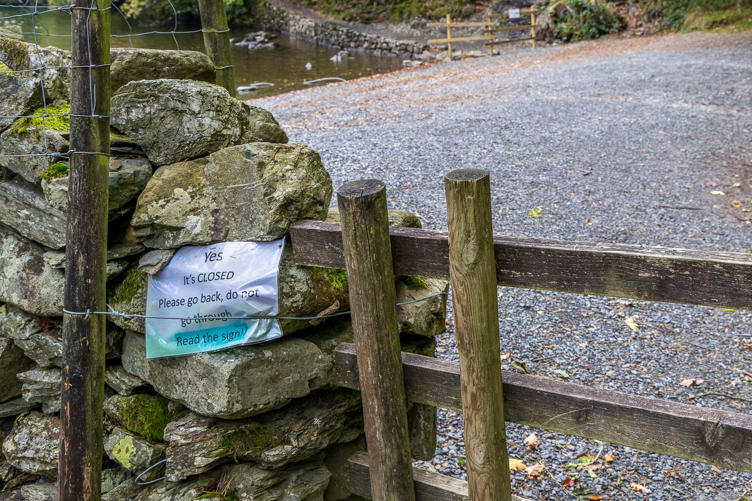 Buttermere path  closure