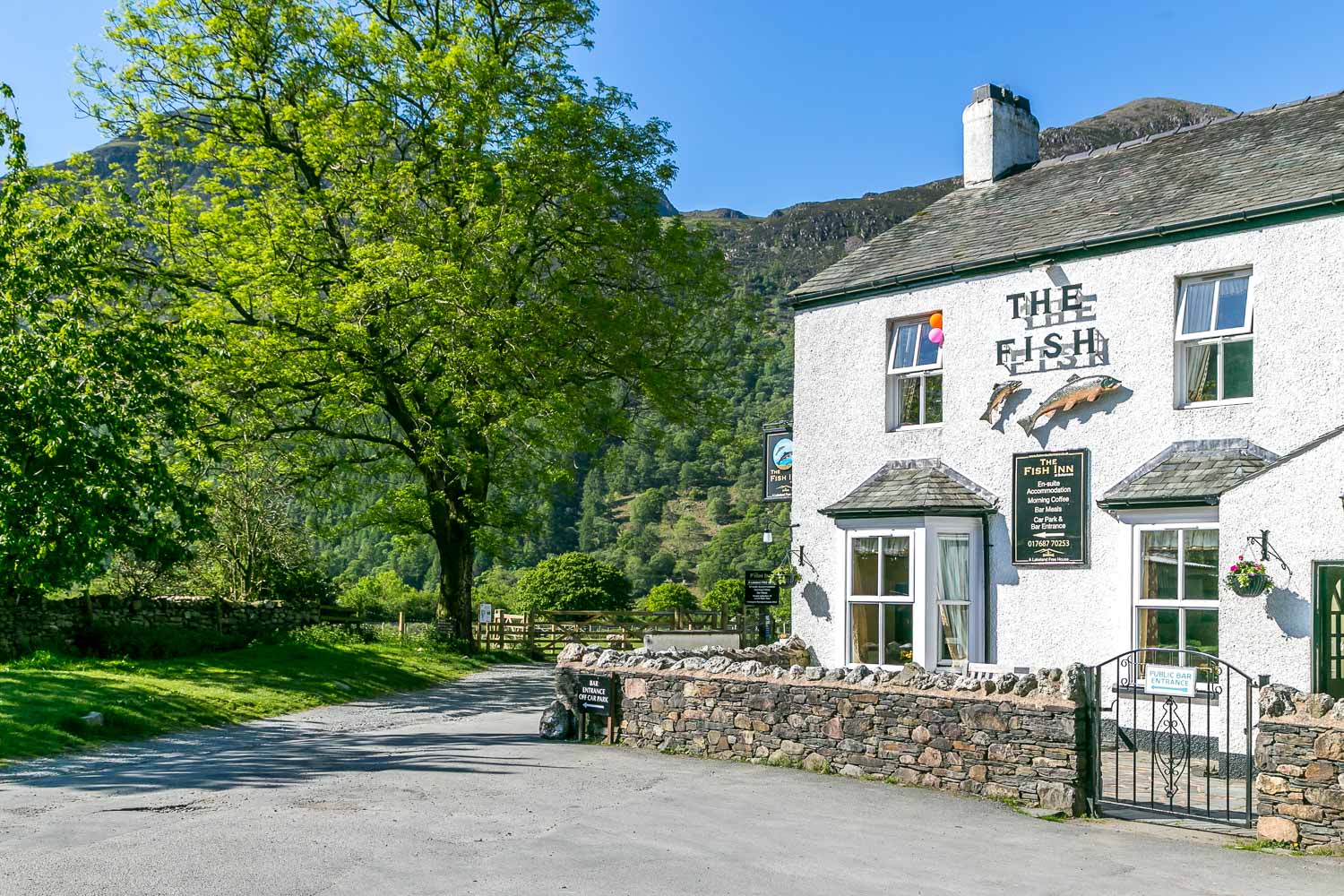 Buttermere to Wasdale walk, Fish Inn
