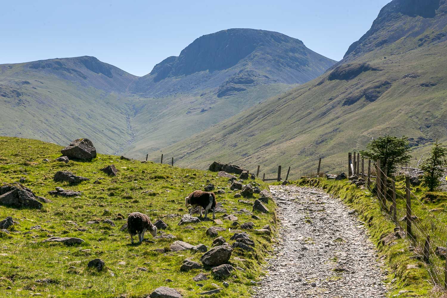 Buttermere to Wasdale walk, Great Gable