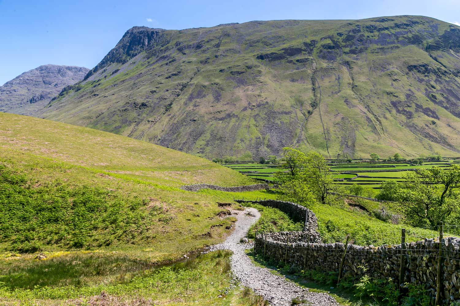 Buttermere to Wasdale walk, Scafell Pike