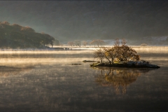Night sky lake district