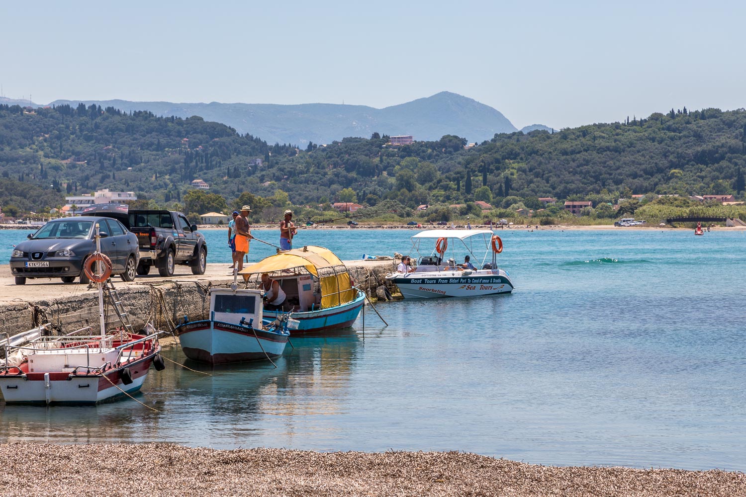 Sidari boat Corfu