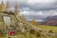 Castle Crag war memorial