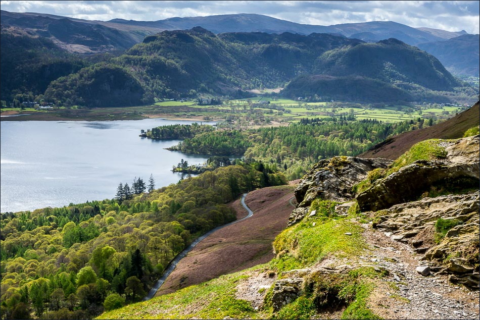 Grange Fell and Borrowdale from Catbells