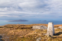 Ceapabhal summit, OS trig point