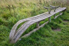 Chalkland Way, Poetry bench Millington