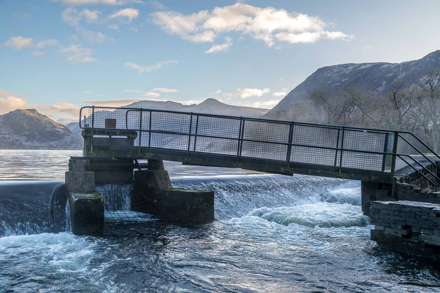 Crummock-Water weir Crummock-Water weir