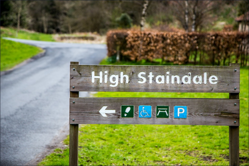 High Staindale car park in Dalby Forest
