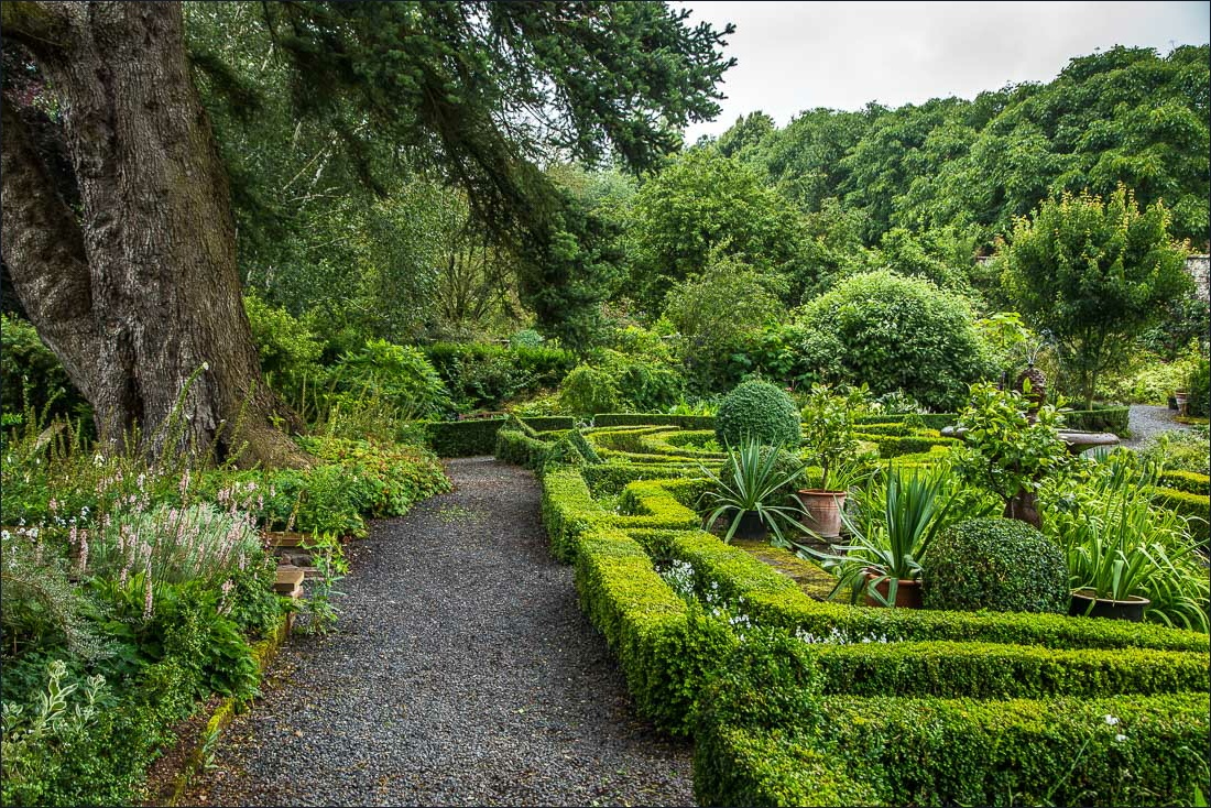 Dalemain Garden, knot garden