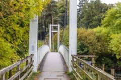 Derwent Water walk, suspension bridge