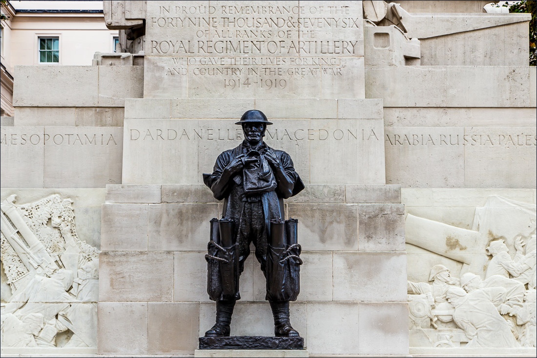 Royal Regiment of Artillery Memorial at Hyde Park Corner