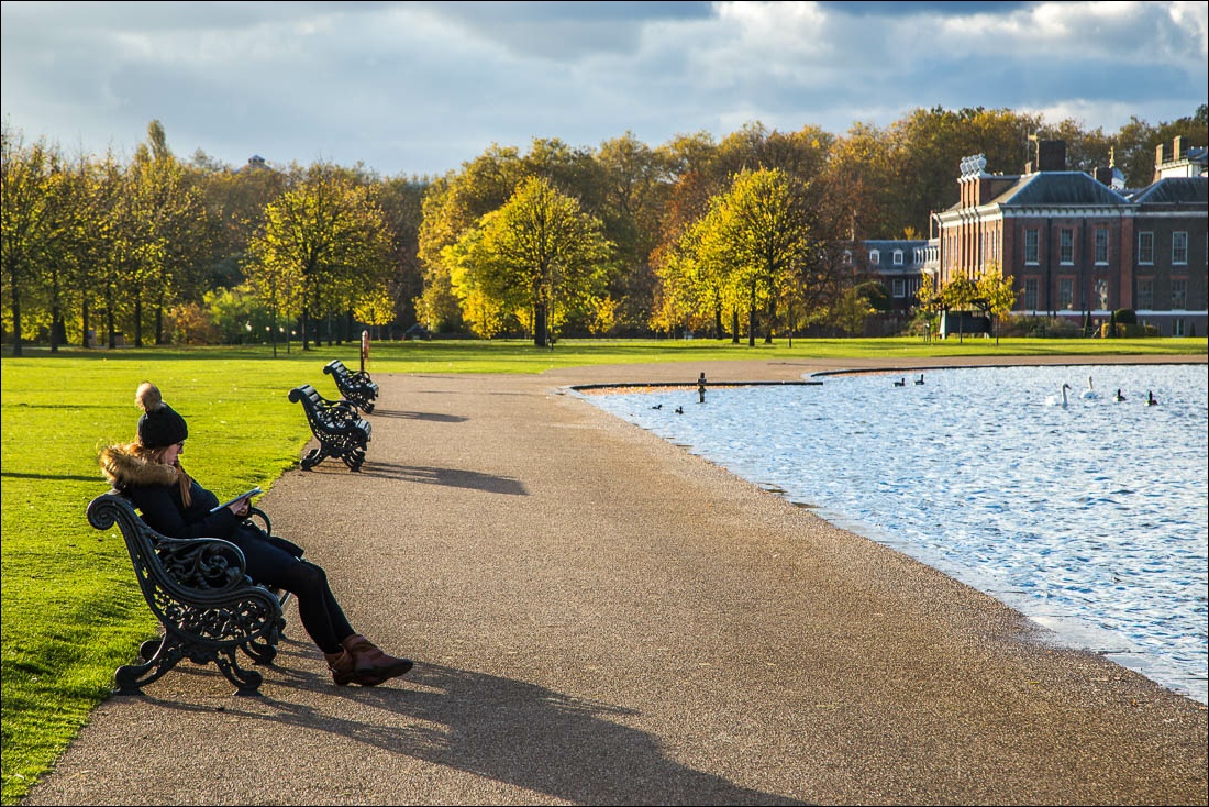 Diana Princess of Wales Memorial Walk,  Kensington Gardens, Round Pond
