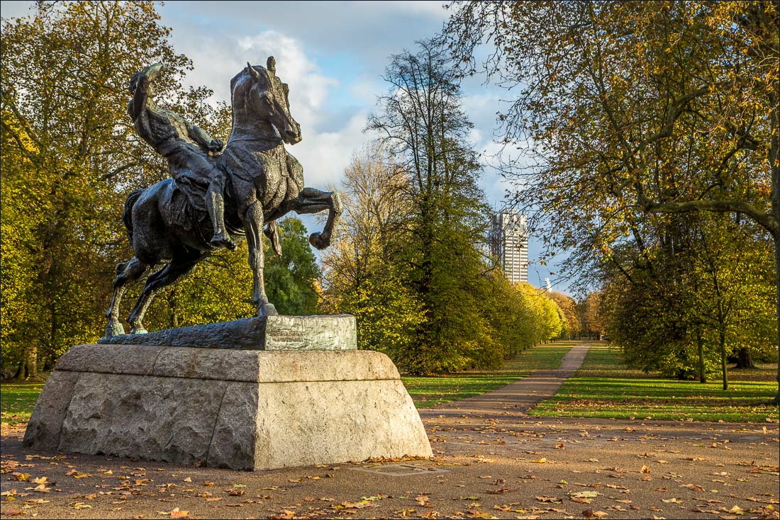 Diana Princess of Wales Memorial Walk,  Kensington Gardens, Physical Energy statue