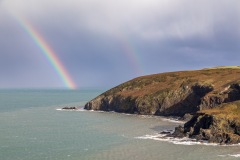 Dinas Island, rainbow