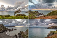 Pembrokeshire coast, dusk