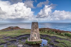 trig column, Pen y Fan, Dinas Island