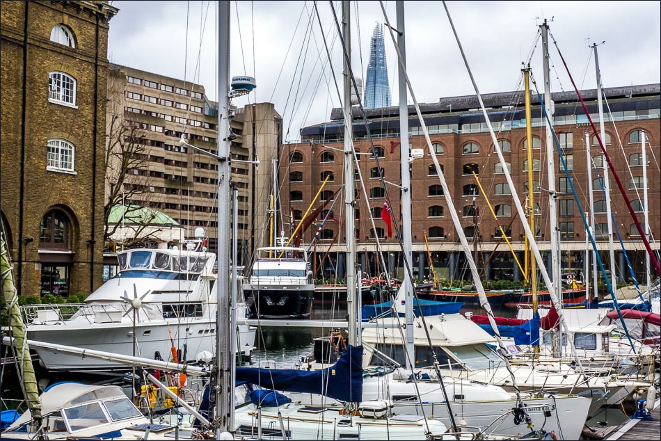 Docklands walk, St Katharine docks