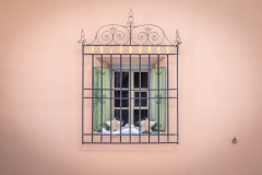 Window in Guarda, Switzerland