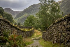 Dry stone wall, Stonethwaite, Borrowdale