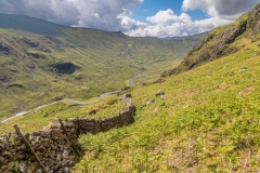 Langstrath, dry stone wall