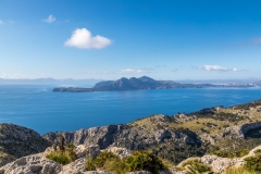 The Bay of Pollensa, with a distant view of Alcúdia
